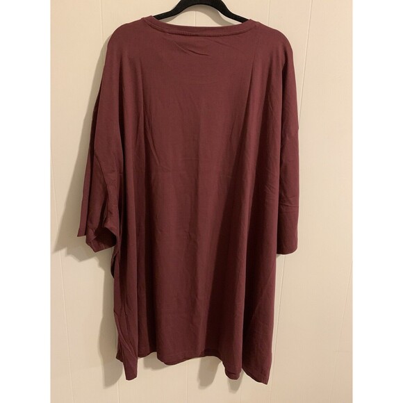 Big Dude Shirt Mens Size 9XL Burgundy T-shirt NEW WITH TAGS - Picture 2 of 4